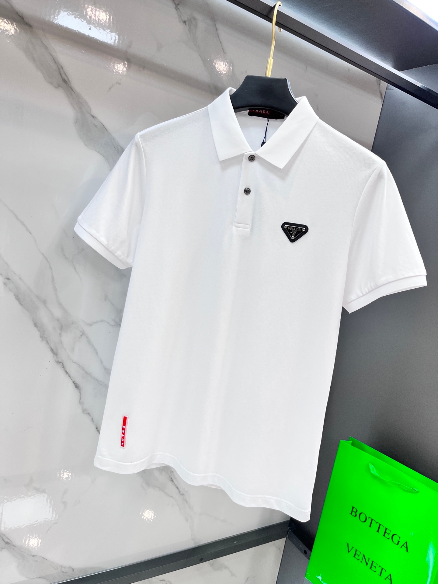 YupooPA Prada | 2025Ss Quick-Dry Polo - Wrinkle-Resistant & Cooling 👔 image 4