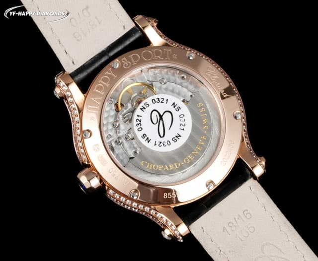 2025 Chopard Happy Diamonds Stardust Yupo Women's Watch Rose Gold | Yupoo Rep Watches image 8
