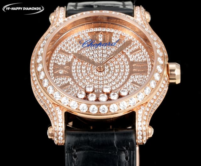 2025 Chopard Happy Diamonds Stardust Yupo Women's Watch Rose Gold | Yupoo Rep Watches image 4