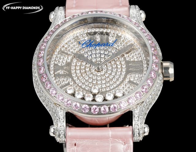 2025 Chopard Happy Diamonds Stardust Yupo Women's Watch Pink | Yupoo Rep Watches image 4