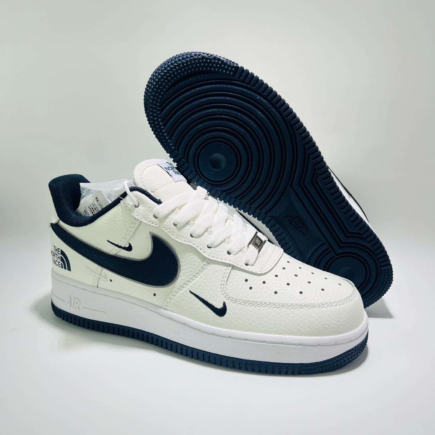 YupooPA Shoes: Nike AF1 × The North Face - White/Blue Triple Swoosh 👟 image 3